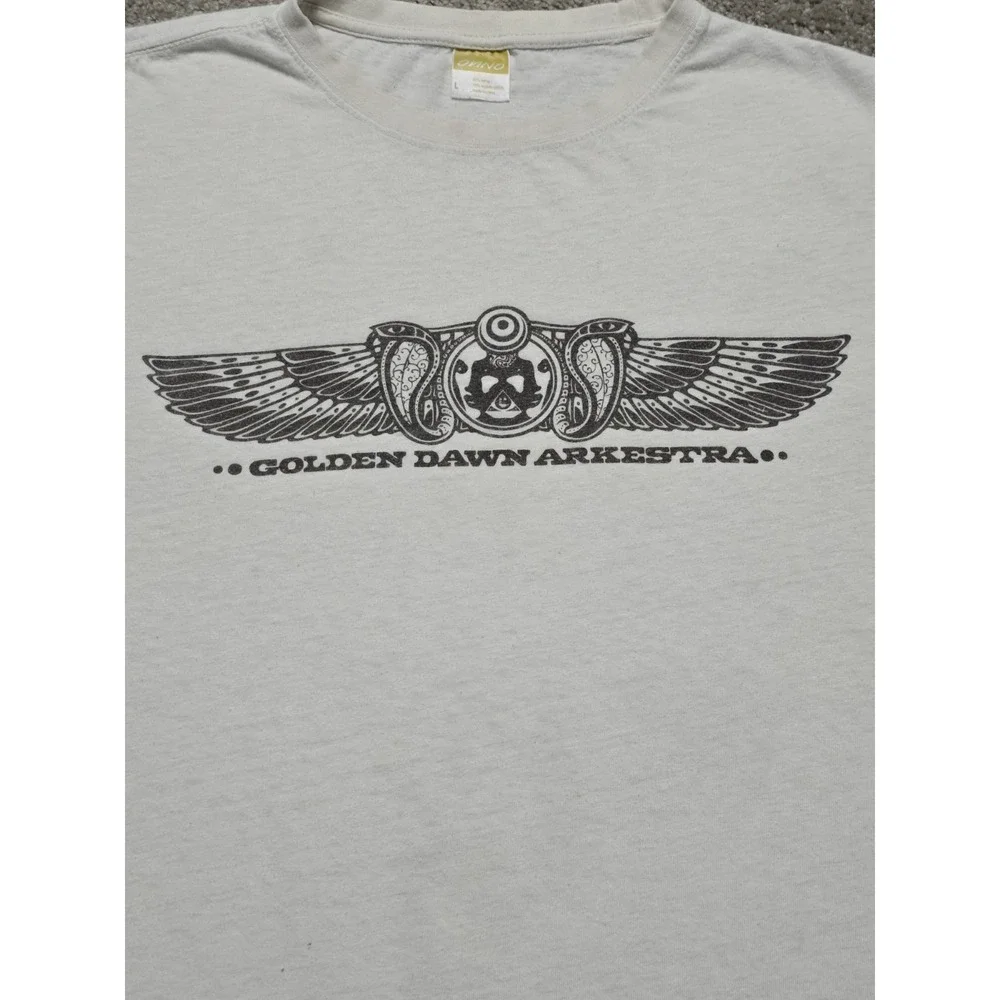 Golden Dawn Arkestra Band T-Shirt Avant-garde‎ Funkadelic Sun Ra Y2K Hemp Blend